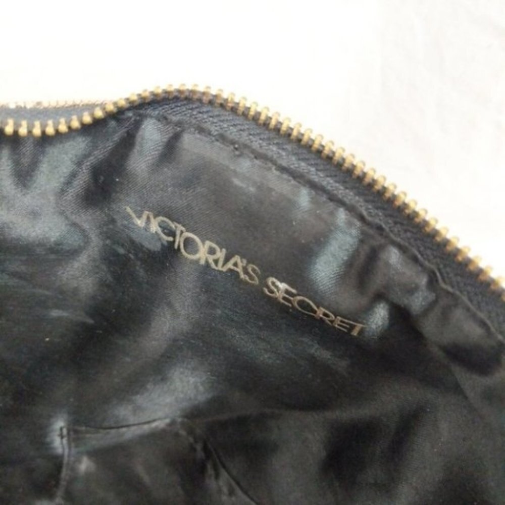 Victoria's Secret Gold Glitter Cosmetic Bag - Picture 6 of 7